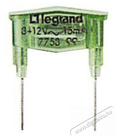 Legrand 775899 8/12V 15mA glimml&aacute;mpa - z&ouml;ld  Aut&oacute;hifi / Aut&oacute; felszerel&eacute;s - Aut&oacute;s / aut&oacute;hifi kieg&eacute;sz&iacute;tő - Egy&eacute;b aut&oacute;s kieg&eacute;sz&iacute;tő - 392198