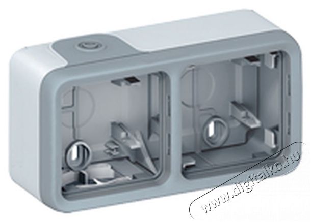 Legrand 069672 Plexo 55 2-es v&iacute;zszintes membr&aacute;nos sz&uuml;rke falonk&iacute;v&uuml;li doboz H&aacute;ztart&aacute;s / Otthon / K&uuml;lt&eacute;r - Vil&aacute;g&iacute;t&aacute;s / elektromoss&aacute;g - H&aacute;l&oacute;zati eloszt&oacute; / hosszabb&iacute;t&oacute; / adapter - 392678