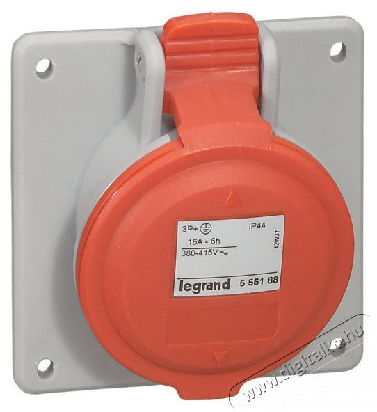 Legrand 555189 P17 Tempra PRO Dafbe-164k06 m400V IP44 d&ouml;nt&ouml;tt aljzat H&aacute;ztart&aacute;s / Otthon / K&uuml;lt&eacute;r - Vil&aacute;g&iacute;t&aacute;s / elektromoss&aacute;g - H&aacute;l&oacute;zati eloszt&oacute; / hosszabb&iacute;t&oacute; / adapter - 392537