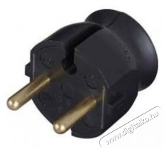 Legrand 054366 műanyag oldals&oacute; bek&ouml;t&eacute;sű 2P+F csatlakoz&oacute;dug&oacute; - fekete H&aacute;ztart&aacute;s / Otthon / K&uuml;lt&eacute;r - Vil&aacute;g&iacute;t&aacute;s / elektromoss&aacute;g - H&aacute;l&oacute;zati eloszt&oacute; / hosszabb&iacute;t&oacute; / adapter - 391906