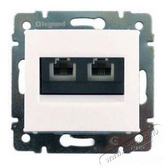 Legrand 774247 Valena k&ouml;r&ouml;mmel feh&eacute;r 2xRJ45 LCS2 Cat6 UTP aljzat H&aacute;ztart&aacute;s / Otthon / K&uuml;lt&eacute;r - Vil&aacute;g&iacute;t&aacute;s / elektromoss&aacute;g - H&aacute;l&oacute;zati eloszt&oacute; / hosszabb&iacute;t&oacute; / adapter - 392384