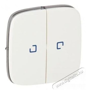 Legrand 755225 Valena Allure f&eacute;nyjelzős feh&eacute;r kettős kapcsol&oacute; burkolat H&aacute;ztart&aacute;s / Otthon / K&uuml;lt&eacute;r - Vil&aacute;g&iacute;t&aacute;s / elektromoss&aacute;g - H&aacute;l&oacute;zati eloszt&oacute; / hosszabb&iacute;t&oacute; / adapter - 392159