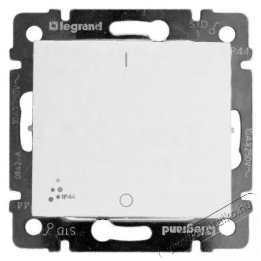 Legrand 770092 Valena feh&eacute;r IP44 k&eacute;tp&oacute;lus&uacute; kapcsol&oacute; H&aacute;ztart&aacute;s / Otthon / K&uuml;lt&eacute;r - Vil&aacute;g&iacute;t&aacute;s / elektromoss&aacute;g - H&aacute;l&oacute;zati eloszt&oacute; / hosszabb&iacute;t&oacute; / adapter - 392163