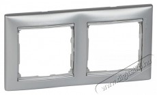 Legrand 770352 Valena alum&iacute;nium/ez&uuml;st 2-es v&iacute;zszintes keret H&aacute;ztart&aacute;s / Otthon / K&uuml;lt&eacute;r - Vil&aacute;g&iacute;t&aacute;s / elektromoss&aacute;g - H&aacute;l&oacute;zati eloszt&oacute; / hosszabb&iacute;t&oacute; / adapter - 392165