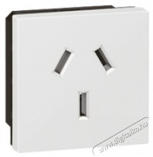 Legrand 572112 ausztr&aacute;l szabv&aacute;ny, csavaros 15 A feh&eacute;r 2P+F csatlakoz&oacute;aljzat - Iroda &eacute;s sz&aacute;m&iacute;t&aacute;stechnika - Egy&eacute;b sz&aacute;m&iacute;t&aacute;stechnikai term&eacute;k - 391568