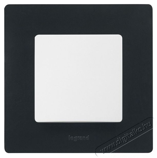 Legrand 397051 Nilo&eacute; onyx egyes keret - fekete  H&aacute;ztart&aacute;s / Otthon / K&uuml;lt&eacute;r - Vil&aacute;g&iacute;t&aacute;s / elektromoss&aacute;g - L&aacute;mpa kieg&eacute;sz&iacute;tő - 391688