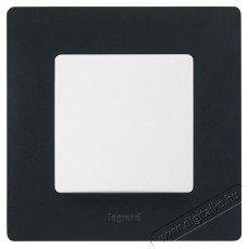 Legrand 397051 Nilo&eacute; onyx egyes keret - fekete  H&aacute;ztart&aacute;s / Otthon / K&uuml;lt&eacute;r - Vil&aacute;g&iacute;t&aacute;s / elektromoss&aacute;g - L&aacute;mpa kieg&eacute;sz&iacute;tő - 391688