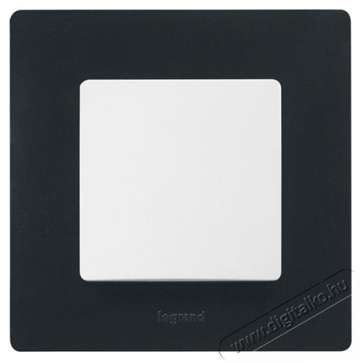 Legrand 397051 Nilo&eacute; onyx egyes keret - fekete  H&aacute;ztart&aacute;s / Otthon / K&uuml;lt&eacute;r - Vil&aacute;g&iacute;t&aacute;s / elektromoss&aacute;g - L&aacute;mpa kieg&eacute;sz&iacute;tő - 391688