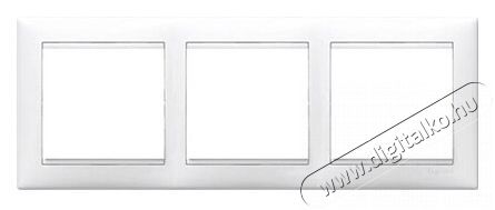 Legrand 774453 Valena feh&eacute;r 3-as keret H&aacute;ztart&aacute;s / Otthon / K&uuml;lt&eacute;r - Vil&aacute;g&iacute;t&aacute;s / elektromoss&aacute;g - L&aacute;mpa kieg&eacute;sz&iacute;tő - 391782