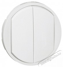 Legrand 068002 C&eacute;liane kettős billentyű - feh&eacute;r H&aacute;ztart&aacute;s / Otthon / K&uuml;lt&eacute;r - Vil&aacute;g&iacute;t&aacute;s / elektromoss&aacute;g - H&aacute;l&oacute;zati eloszt&oacute; / hosszabb&iacute;t&oacute; / adapter - 392758