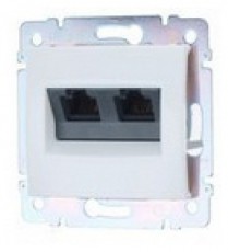 Legrand 774239 Valena feh&eacute;r 2xRJ45 LCS2 Cat5e UTP aljzat H&aacute;ztart&aacute;s / Otthon / K&uuml;lt&eacute;r - Vil&aacute;g&iacute;t&aacute;s / elektromoss&aacute;g - H&aacute;l&oacute;zati eloszt&oacute; / hosszabb&iacute;t&oacute; / adapter - 408281