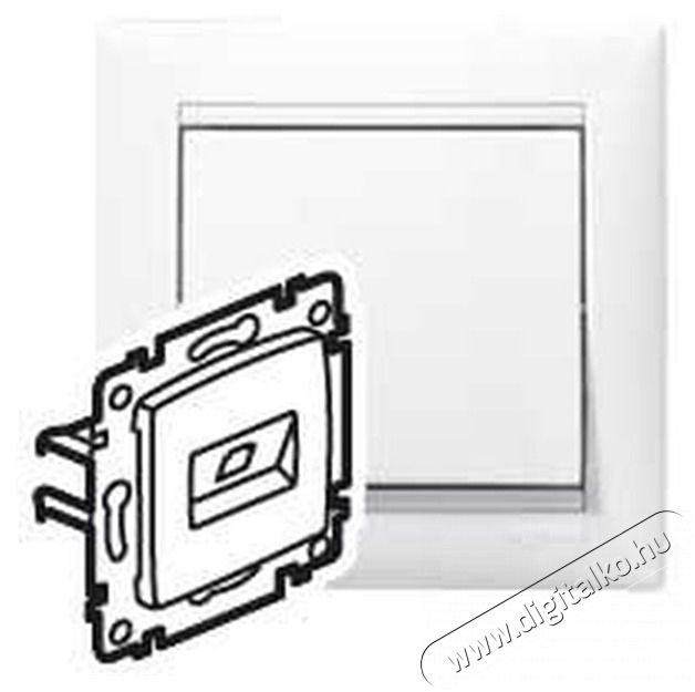 Legrand 774242 Valena Life 1xRJ45 Cat6 U/UTP Iroda &eacute;s sz&aacute;m&iacute;t&aacute;stechnika - H&aacute;l&oacute;zat - H&aacute;l&oacute;zati kieg&eacute;sz&iacute;tő - 439067