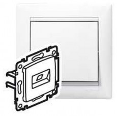 Legrand 774242 Valena Life 1xRJ45 Cat6 U/UTP Iroda &eacute;s sz&aacute;m&iacute;t&aacute;stechnika - H&aacute;l&oacute;zat - H&aacute;l&oacute;zati kieg&eacute;sz&iacute;tő - 439067