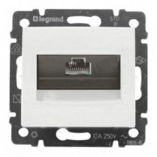 Legrand 774242 Valena Life 1xRJ45 Cat6 U/UTP Iroda &eacute;s sz&aacute;m&iacute;t&aacute;stechnika - H&aacute;l&oacute;zat - H&aacute;l&oacute;zati kieg&eacute;sz&iacute;tő - 439067