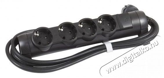 Legrand 694605 3m vezet&eacute;kkel fekete 4x2P+F eloszt&oacute;sor CON H&aacute;ztart&aacute;s / Otthon / K&uuml;lt&eacute;r - Vil&aacute;g&iacute;t&aacute;s / elektromoss&aacute;g - H&aacute;l&oacute;zati eloszt&oacute; / hosszabb&iacute;t&oacute; / adapter - 458308