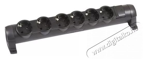 Legrand 694610 CON k&aacute;bel n&eacute;lk&uuml;l fekete 6x2P+F eloszt&oacute;sor H&aacute;ztart&aacute;s / Otthon / K&uuml;lt&eacute;r - Vil&aacute;g&iacute;t&aacute;s / elektromoss&aacute;g - H&aacute;l&oacute;zati eloszt&oacute; / hosszabb&iacute;t&oacute; / adapter - 458310