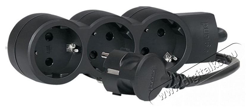 Legrand 695010 ST 1,5m vezet&eacute;kkel fekete 3x2P+F eloszt&oacute;sor H&aacute;ztart&aacute;s / Otthon / K&uuml;lt&eacute;r - Vil&aacute;g&iacute;t&aacute;s / elektromoss&aacute;g - H&aacute;l&oacute;zati eloszt&oacute; / hosszabb&iacute;t&oacute; / adapter - 458309