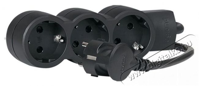 Legrand 695010 ST 1,5m vezet&eacute;kkel fekete 3x2P+F eloszt&oacute;sor H&aacute;ztart&aacute;s / Otthon / K&uuml;lt&eacute;r - Vil&aacute;g&iacute;t&aacute;s / elektromoss&aacute;g - H&aacute;l&oacute;zati eloszt&oacute; / hosszabb&iacute;t&oacute; / adapter - 458309