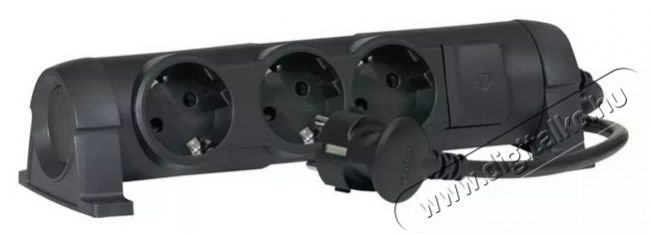 Legrand 694601 CON 1,5m vezet&eacute;kkel fekete 3x2P+F eloszt&oacute;sor H&aacute;ztart&aacute;s / Otthon / K&uuml;lt&eacute;r - Vil&aacute;g&iacute;t&aacute;s / elektromoss&aacute;g - H&aacute;l&oacute;zati eloszt&oacute; / hosszabb&iacute;t&oacute; / adapter - 458314