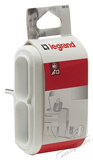 Legrand 049400 4-es 2P eloszt&oacute;dug&oacute;, 6A, feh&eacute;r H&aacute;ztart&aacute;s / Otthon / K&uuml;lt&eacute;r - Vil&aacute;g&iacute;t&aacute;s / elektromoss&aacute;g - H&aacute;l&oacute;zati eloszt&oacute; / hosszabb&iacute;t&oacute; / adapter - 457621
