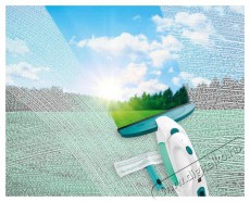 Leifheit Window Cleaner moppal &eacute;s 43 cm-es r&uacute;ddal + 17 cm-es sz&iacute;v&oacute;fej, fekete H&aacute;ztart&aacute;s / Otthon / K&uuml;lt&eacute;r - Tiszt&iacute;t&oacute; / mos&oacute; - Ablaktiszt&iacute;t&oacute; - 503587