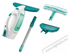 Leifheit Window Cleaner moppal és 43 cm-es rúddal + 17 cm-es szívófej, fekete Háztartás / Otthon / Kültér - Tisztító / mosó - Ablaktisztító - 503587