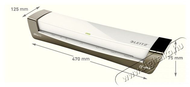Leitz iLAM Office A3 Lamin&aacute;l&oacute;g&eacute;p Iroda &eacute;s sz&aacute;m&iacute;t&aacute;stechnika - Pap&iacute;r kezelő term&eacute;k - Lamin&aacute;l&oacute; - 395711