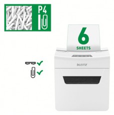 Leitz IQ Protect Premium 6X Iratmegsemmis&iacute;tő Iroda &eacute;s sz&aacute;m&iacute;t&aacute;stechnika - Iratmegsemmis&iacute;tő - 395714