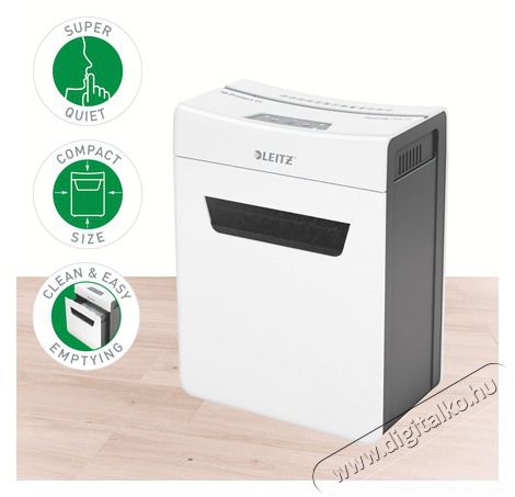 Leitz IQ Protect Premium 8X Iratmegsemmis&iacute;tő Iroda &eacute;s sz&aacute;m&iacute;t&aacute;stechnika - Iratmegsemmis&iacute;tő - 395651