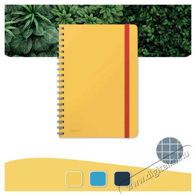 Leitz COSY Soft touch B5 meleg s&aacute;rga kock&aacute;s spir&aacute;lf&uuml;zet Iroda &eacute;s sz&aacute;m&iacute;t&aacute;stechnika - Egy&eacute;b sz&aacute;m&iacute;t&aacute;stechnikai term&eacute;k - 396182