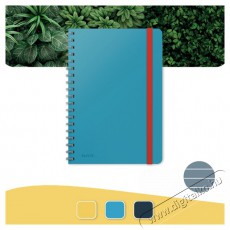 Leitz COSY Soft touch B5 nyugodt k&eacute;k vonalas spir&aacute;lf&uuml;zet - Iroda &eacute;s sz&aacute;m&iacute;t&aacute;stechnika - Egy&eacute;b sz&aacute;m&iacute;t&aacute;stechnikai term&eacute;k - 396190