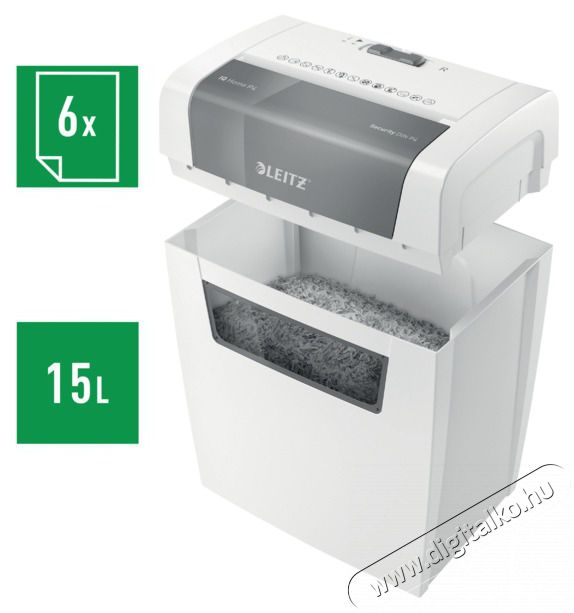 Leitz IQ Home iratmegsemmis&iacute;tő Iroda &eacute;s sz&aacute;m&iacute;t&aacute;stechnika - Iratmegsemmis&iacute;tő - 507010