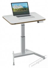 Leitz Ergo Ülő/álló asztal, elektromos, 80×60 cm, fehér Fotó-Videó kiegészítők - Állvány - Asztali állvány - 518373