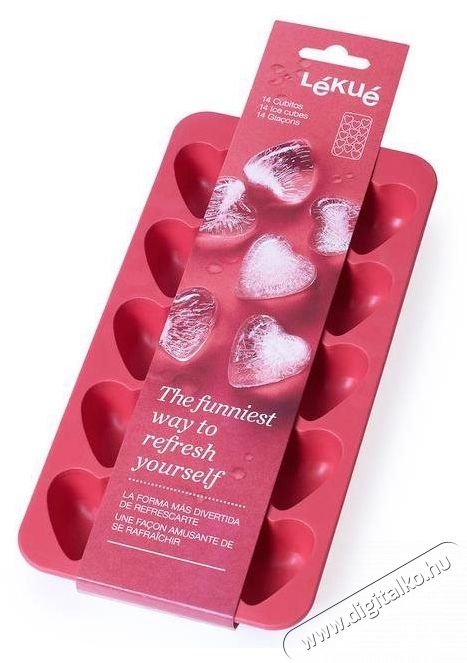 L&eacute;ku&eacute;  szilikon, Heart Ice Cubes Konyhai term&eacute;kek - Egy&eacute;b / Konyhai kieg&eacute;sz&iacute;tő - 525200