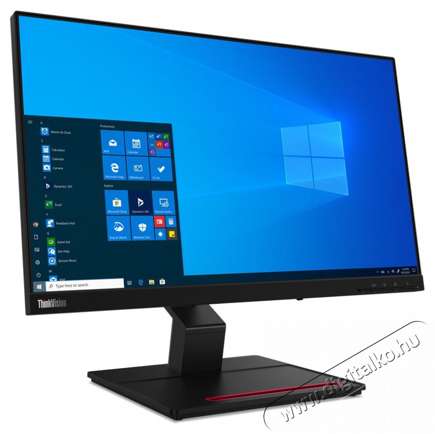 Lenovo Monitor ThinkVision T24t-20; 23,8 FHD 1920x1080 IPS Touch, 60Hz, 16:9, 1000:1, 300cd/m2, 4ms, HDMI, DP, USB-C Iroda &eacute;s sz&aacute;m&iacute;t&aacute;stechnika - Monitor - Monitor - 483942