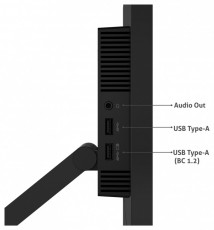 Lenovo Monitor ThinkVision T24t-20; 23,8 FHD 1920x1080 IPS Touch, 60Hz, 16:9, 1000:1, 300cd/m2, 4ms, HDMI, DP, USB-C Iroda &eacute;s sz&aacute;m&iacute;t&aacute;stechnika - Monitor - Monitor - 483942