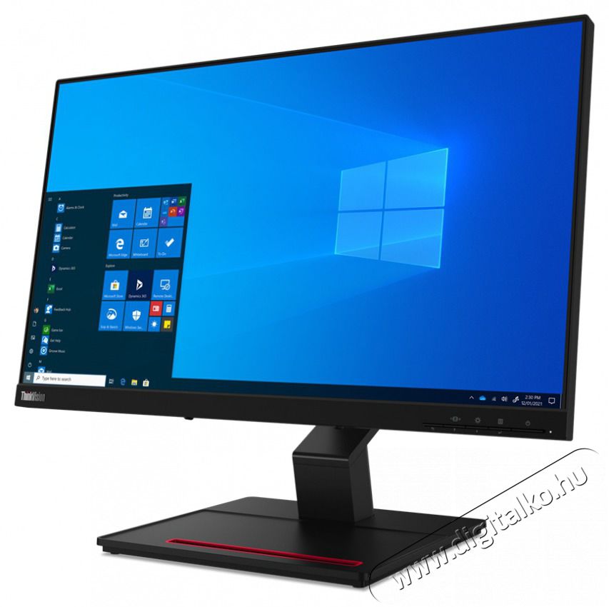 Lenovo Monitor ThinkVision T24t-20; 23,8 FHD 1920x1080 IPS Touch, 60Hz, 16:9, 1000:1, 300cd/m2, 4ms, HDMI, DP, USB-C Iroda &eacute;s sz&aacute;m&iacute;t&aacute;stechnika - Monitor - Monitor - 483942