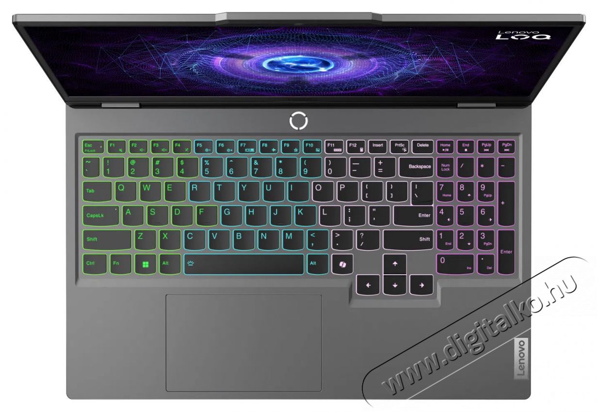 Lenovo LOQ 15IRX9 Luna Grey 83DV00MDHV Iroda &eacute;s sz&aacute;m&iacute;t&aacute;stechnika - Notebook - 522361