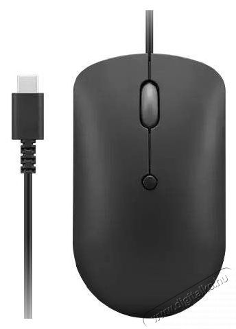 Lenovo 400 USB-C Wired Compact Mouse (GY51D20875) Iroda &eacute;s sz&aacute;m&iacute;t&aacute;stechnika - Eg&eacute;r - Vezet&eacute;kes eg&eacute;r - 531397