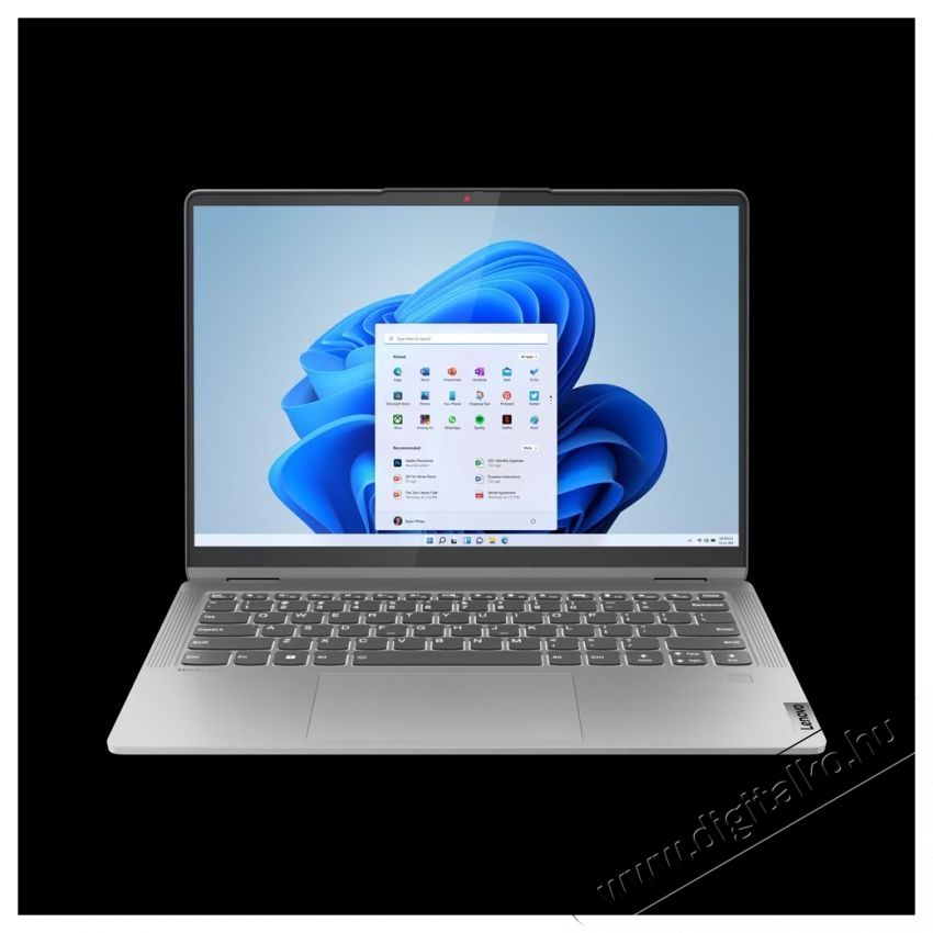 Lenovo Ideapad Flex 5 14IRU8 14  Touch WUXGA laptop, Intel  Core  i5-1335U, 16GB, 1TB SSD, Intel  Iris  Xe Graphics, Windows  11 Home S, Magyar billentyűzet, Sz&uuml;rke Iroda &eacute;s sz&aacute;m&iacute;t&aacute;stechnika - Notebook - 537084