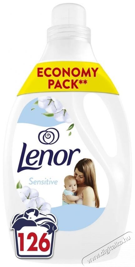 LENOR Lenor Sensitive 2,65 l (126 mos&aacute;s) H&aacute;ztart&aacute;s / Otthon / K&uuml;lt&eacute;r - Mos&oacute;g&eacute;p / sz&aacute;r&iacute;t&oacute;g&eacute;p - Kieg&eacute;sz&iacute;tő - 537898
