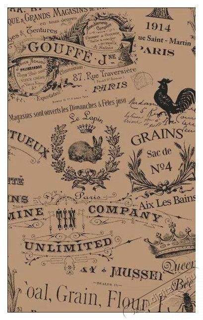 LEONE Zs&iacute;rpap&iacute;r, vintage minta, 20&times;35 cm, 500 db Konyhai term&eacute;kek - Egy&eacute;b / Konyhai kieg&eacute;sz&iacute;tő - 527406