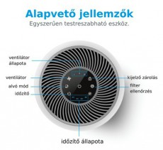 Levoit CORE 300-RAC L&Eacute;GTISZT&Iacute;T&Oacute; Sz&eacute;ps&eacute;g&aacute;pol&aacute;s / Eg&eacute;szs&eacute;g - L&eacute;gtiszt&iacute;t&oacute; / p&aacute;r&aacute;s&iacute;t&oacute; / p&aacute;r&aacute;tlan&iacute;t&oacute; - L&eacute;gtiszt&iacute;t&oacute; - 470597