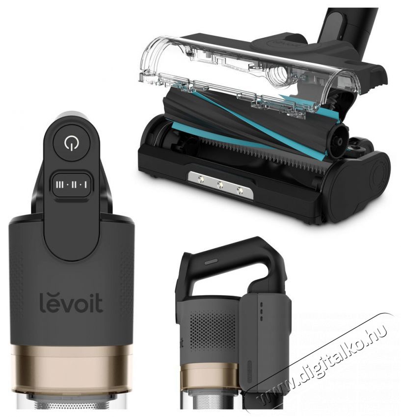 Levoit LVAC-200 4in1 Aku Turbo Cyclone, sz&uuml;rke H&aacute;ztart&aacute;s / Otthon / K&uuml;lt&eacute;r - Porsz&iacute;v&oacute; / takar&iacute;t&oacute;g&eacute;p - K&eacute;zi / &aacute;ll&oacute; porsz&iacute;v&oacute; - 511079