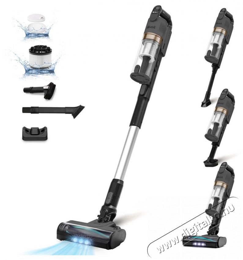 Levoit LVAC-200 4in1 Aku Turbo Cyclone, sz&uuml;rke H&aacute;ztart&aacute;s / Otthon / K&uuml;lt&eacute;r - Porsz&iacute;v&oacute; / takar&iacute;t&oacute;g&eacute;p - K&eacute;zi / &aacute;ll&oacute; porsz&iacute;v&oacute; - 511079