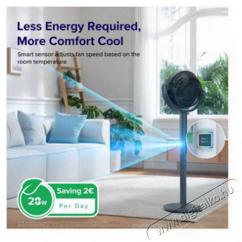 Levoit TempSense R432 DC H&aacute;ztart&aacute;s / Otthon / K&uuml;lt&eacute;r - Ventil&aacute;tor / L&eacute;gkondicion&aacute;l&oacute; - &Aacute;ll&oacute; / padl&oacute; ventil&aacute;tor - 512039
