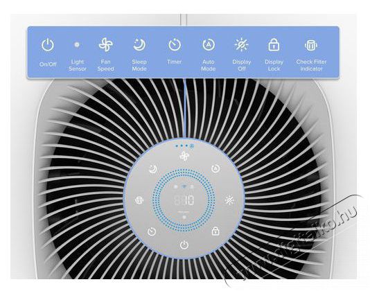 Levoit Core 600S SMART L&eacute;gtiszt&iacute;t&oacute; Sz&eacute;ps&eacute;g&aacute;pol&aacute;s / Eg&eacute;szs&eacute;g - L&eacute;gtiszt&iacute;t&oacute; / p&aacute;r&aacute;s&iacute;t&oacute; / p&aacute;r&aacute;tlan&iacute;t&oacute; - L&eacute;gtiszt&iacute;t&oacute; - 525212