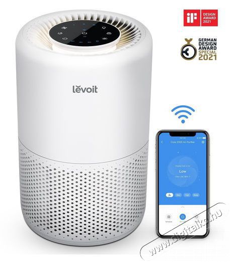 Levoit Core200S SMART L&eacute;gtiszt&iacute;t&oacute; Sz&eacute;ps&eacute;g&aacute;pol&aacute;s / Eg&eacute;szs&eacute;g - L&eacute;gtiszt&iacute;t&oacute; / p&aacute;r&aacute;s&iacute;t&oacute; / p&aacute;r&aacute;tlan&iacute;t&oacute; - P&aacute;r&aacute;s&iacute;t&oacute; - 525214