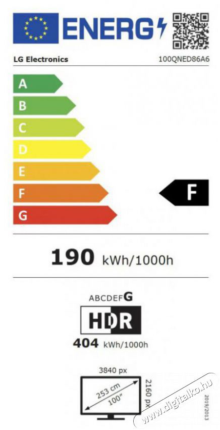 LG 100QNED86A6 Telev&iacute;zi&oacute;k - LED telev&iacute;zi&oacute; - UHD 4K felbont&aacute;s&uacute; - 505905