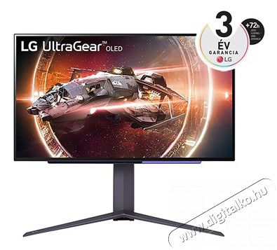 LG 27" 27GS95QE-B UltraGear QHD IPS 240Hz HDMI/DP OLED gamer monitor Iroda &eacute;s sz&aacute;m&iacute;t&aacute;stechnika - Monitor - Monitor - 506971